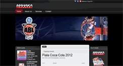 Desktop Screenshot of mahakasports.com